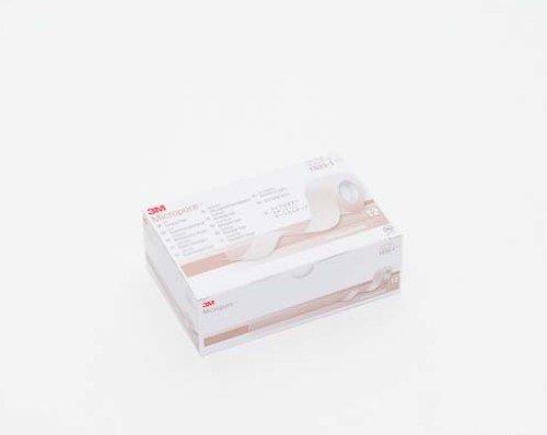 3M)종이반창고(MICROPORE) 1533P-1 / 1박스(12개) / 살색 / 1INCH