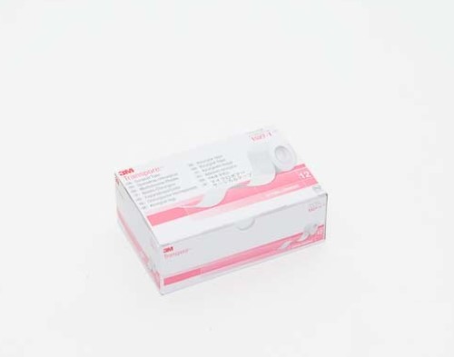 3M)플라스틱반창고(트랜스포어/Transpore) 1527-0 / 1박스(24개) / 투명 / 1/2INCH