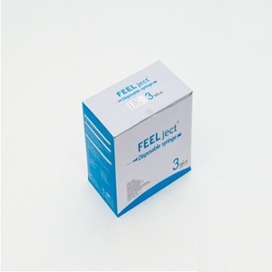 필텍)일회용주사기(Syringe) 3cc 24G 3/4inch / 1통(100개)