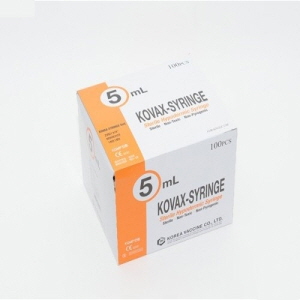 한국백신)일회용주사기(Syringe) 5CC 22G 1-1/4INCH / 1통(100개)