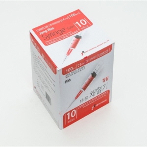 정림)채혈용주사기(Syringe Tube) 10CC / 1통(100개)