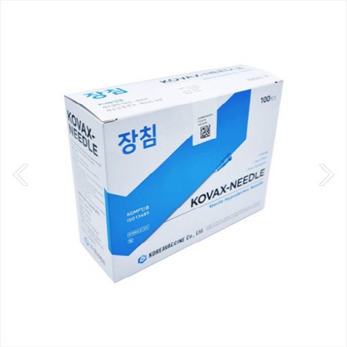 한국백신)일회용 롱주사침(Long Needle) 23G 60mm / 1통(100개)