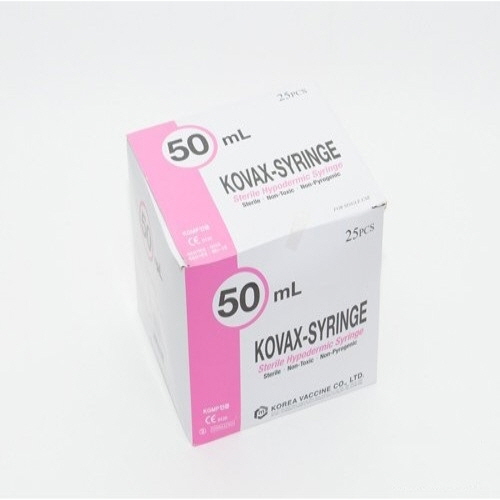 한국백신)일회용주사기(Syringe) 50cc 21G 1-1/4INCH / 1통(25개)