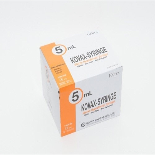 한국백신)일회용주사기(Syringe) 5cc 22G / 1통(100개)