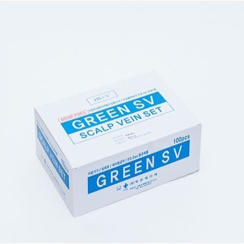 두원)나비침(Scalp Needle / DEHP-FREE) 23G 3/4INCH/ 1통(100개)