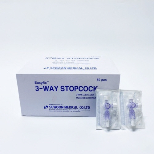세운)쓰리웨이(3WAY STOPCOCK) 일회용/ 1통(50개)