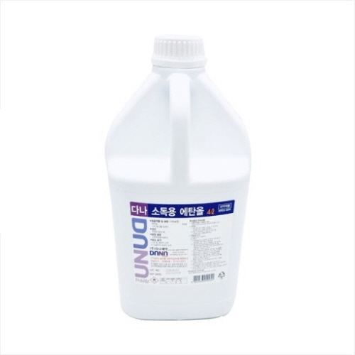 조은팜)소독용에탄올 83%(Ethanol Aloohol) / 4L / 4개