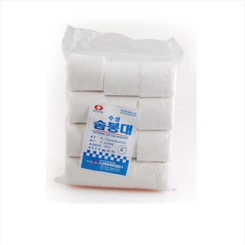 수성)솜붕대(Cotton Bandage) 4INCH / 10*250cm / 1pack(12Roll)