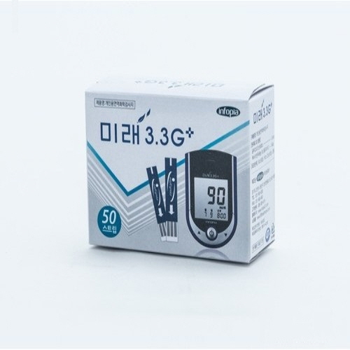 오상)미래 3.3G+(플러스)혈당스트립 / 1통(50매)