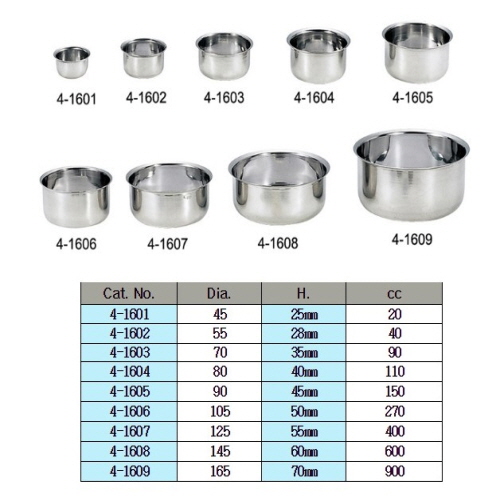 홍재)종지(Sponge Bowl) 4-1601 / 1호(45*25mm) / 1개
