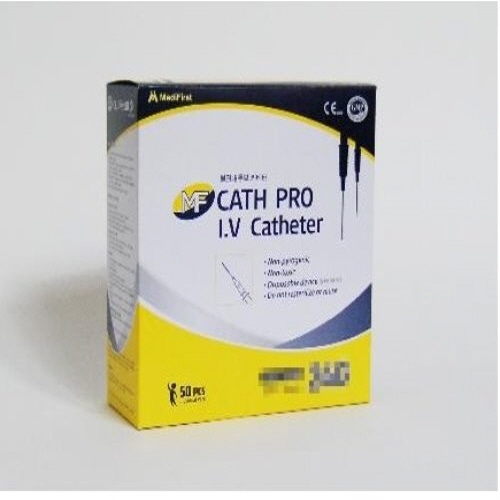 필텍)정맥카테타(I.V Catheter) 18G 1.16INCH / 1통(50개)