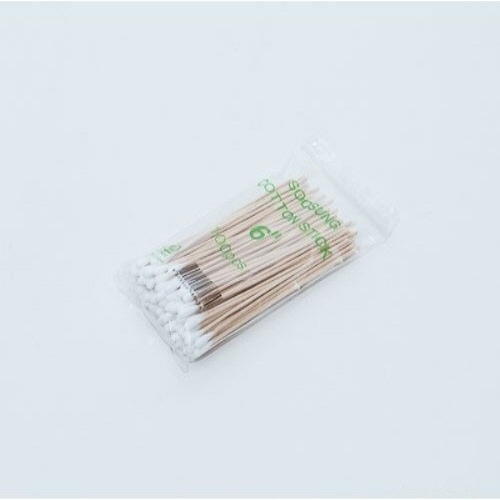 수성위재)솜면봉 6INCH / 단면 / 1pack(100개)