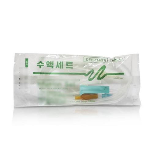 두원)수액셋트(I.V Set / DEHP FREE) / 유침(23G) / 1팩 (50개)