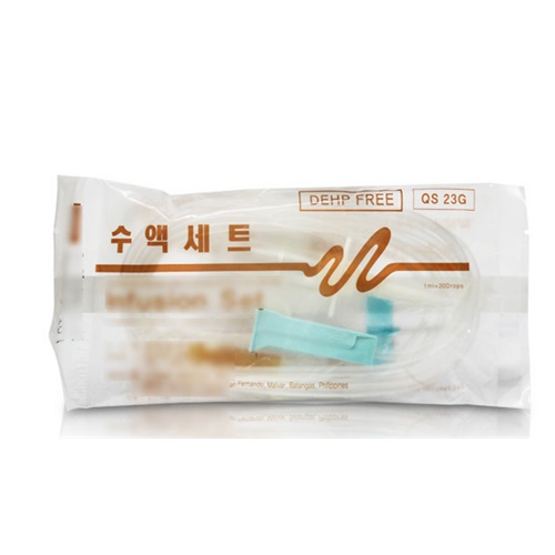 두원)수액셋트(I.V Set / DEHP FREE) / 나비수액(23G) / 1팩 (50개)
