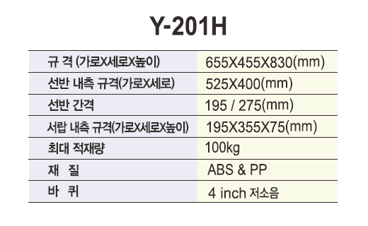 열린세상)다용도카트(NEW UTILITY CARTS) Y-201H